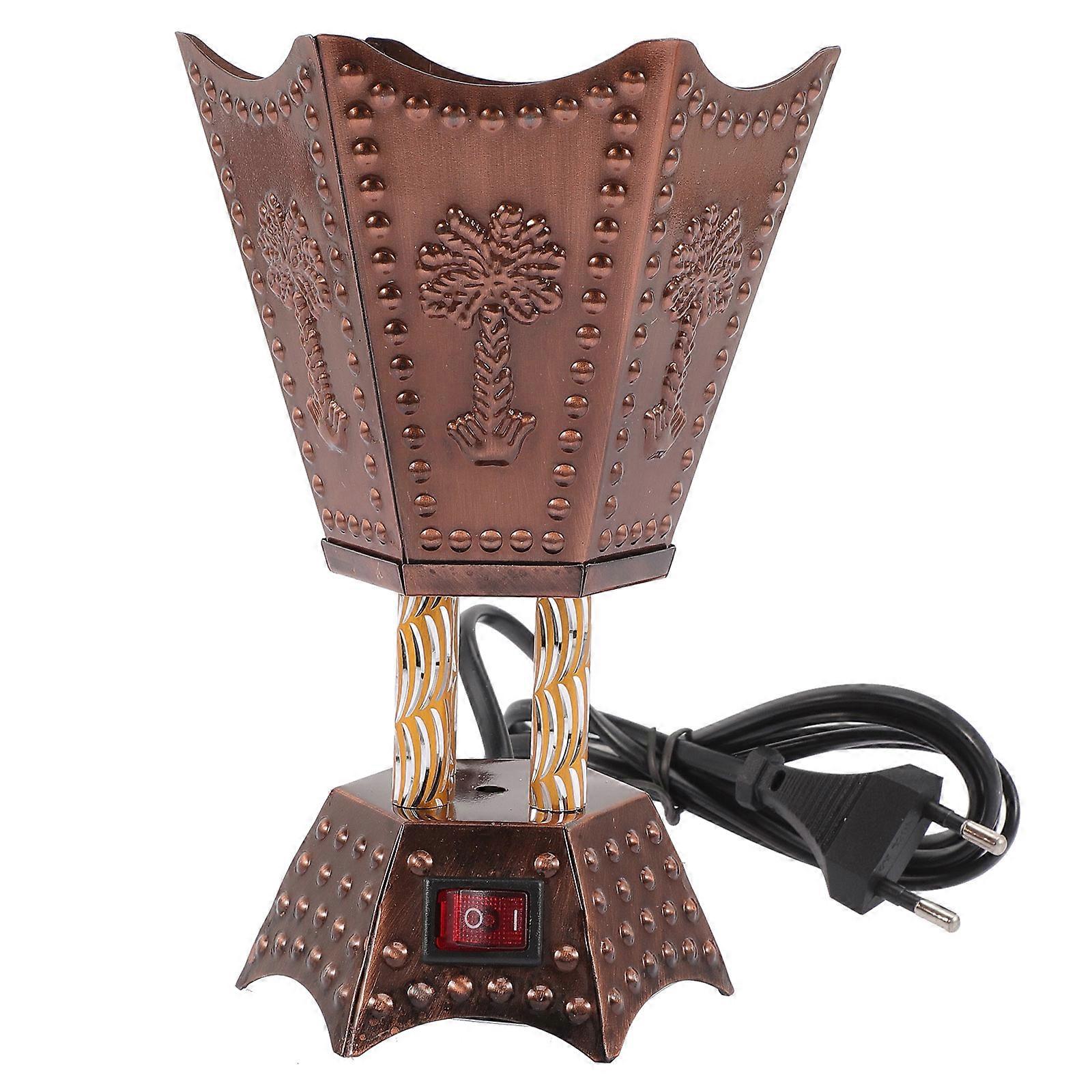 Censer Burner For Fragrance Diffusion With Metal Construction And Square Shape 1Pcs