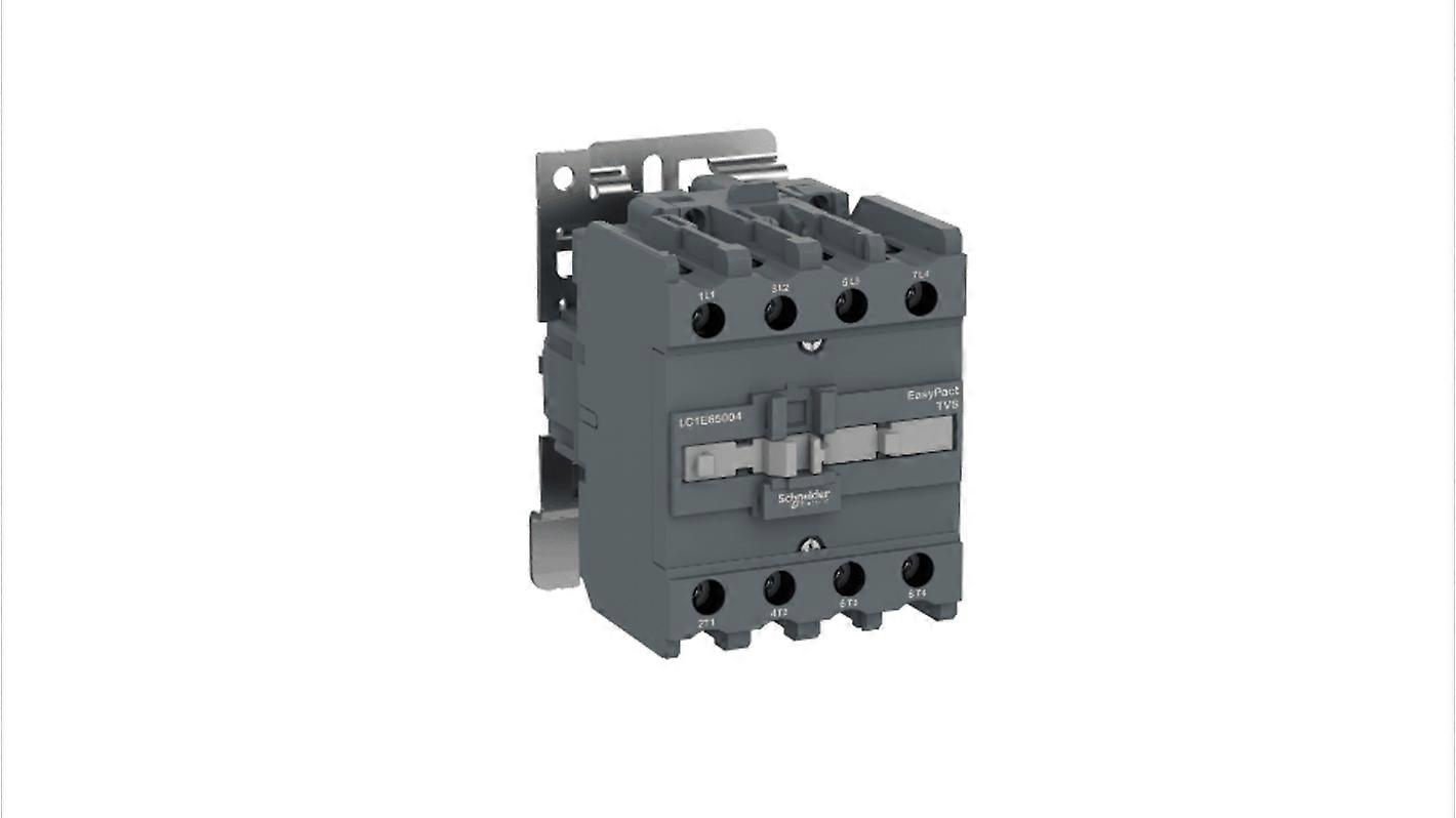 Schneider Contactor 4 Pole 60a 220v Ac Coil Lc1e40004m7