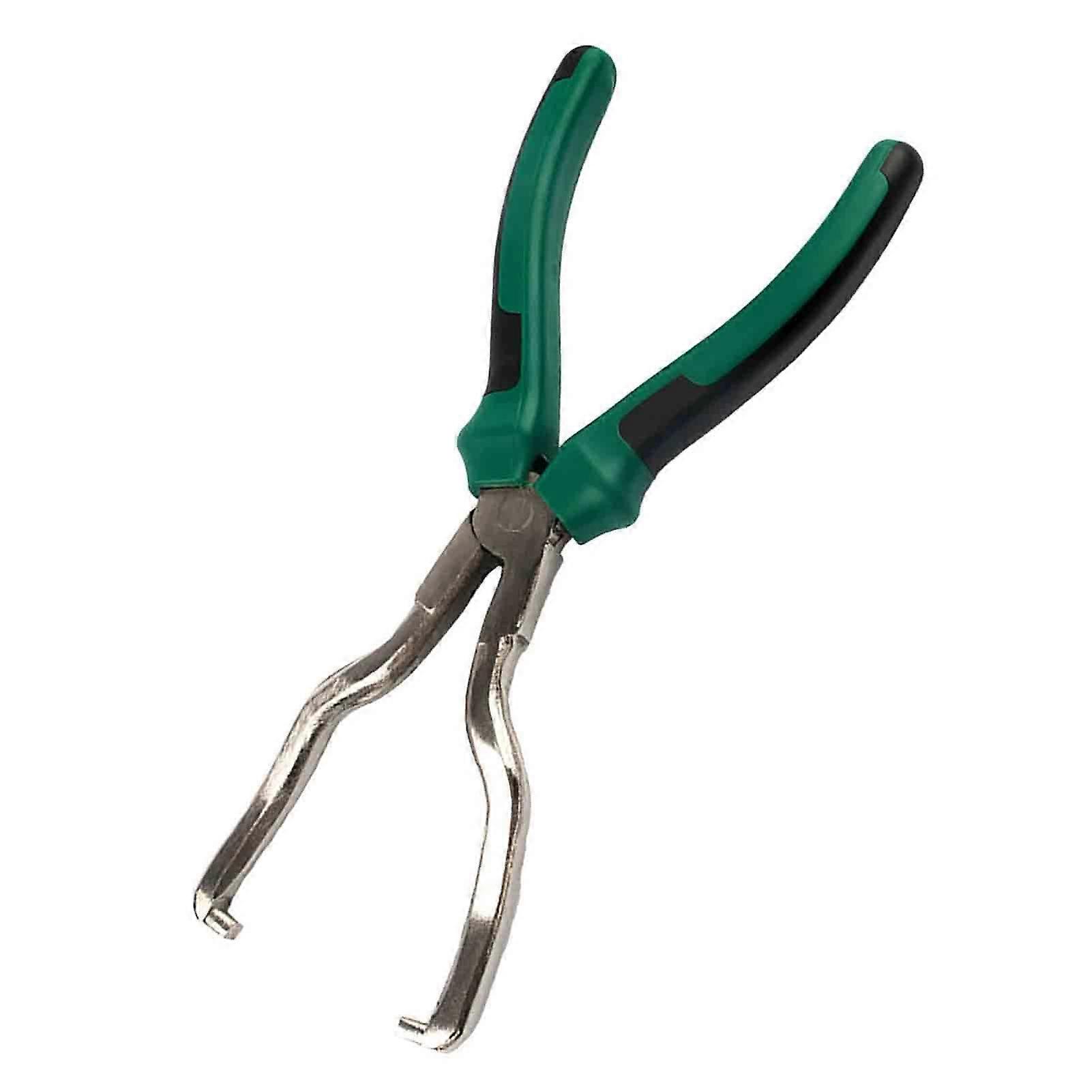 Kraftstoffleitung Plier - Ergonomic Steel Fuel Line Removal Tool, Green, Efficient Hose Clamp Separator, Durable Design