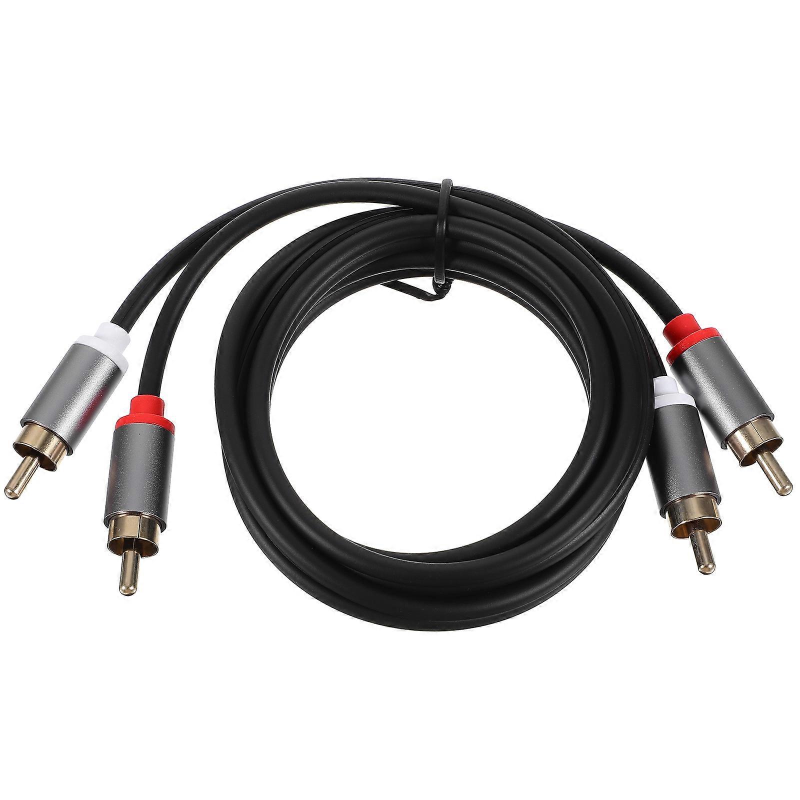 Male Stereo Audio Cable for Durable Connection to TV, Speakers, and Amplifiers – Ensures Reliable Signal Transmission with Materials