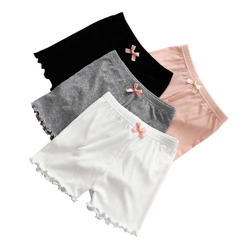 Pantalon de sécurité pour tout-petit 4Pcs Noir Taille 22X23CM Style anti-vidé parfait pour porter robe