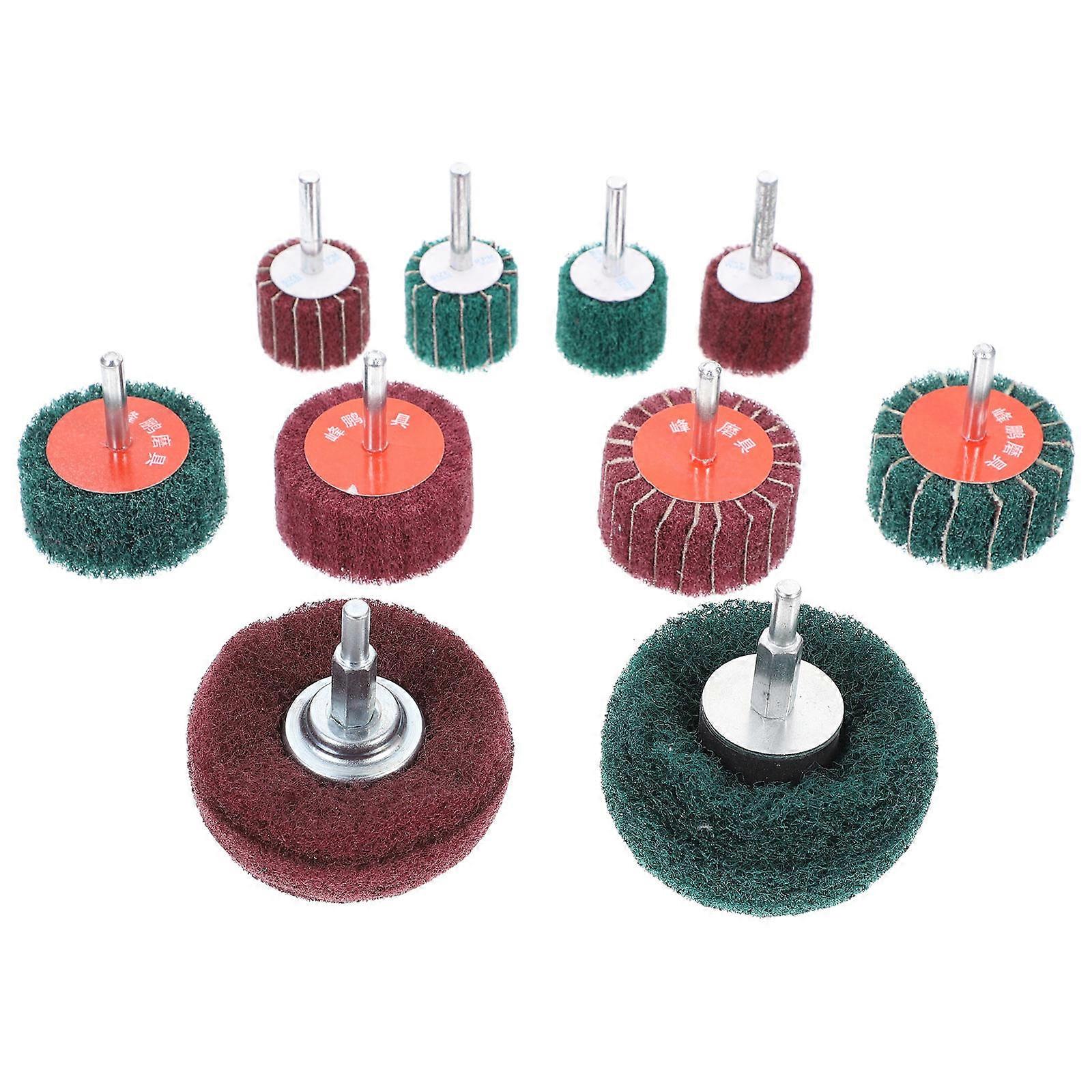 Surface Cleaning Grinding Discs 10Set Electric Grinding Tools Suitable For DIY Enthusiasts Various Shapes Polishing