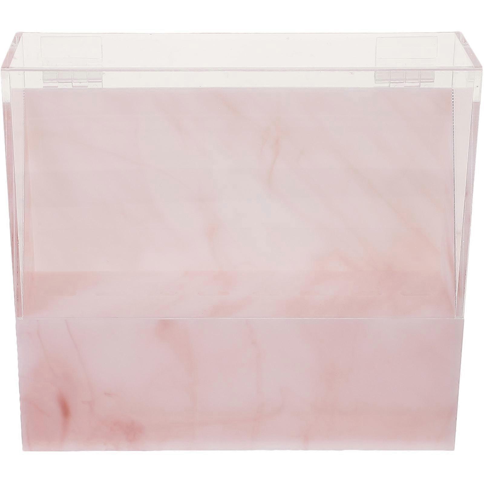 Pink Acrylic Tweezers Holder Stand for Beauty Salon Storage Use with Multiple Hole Design
