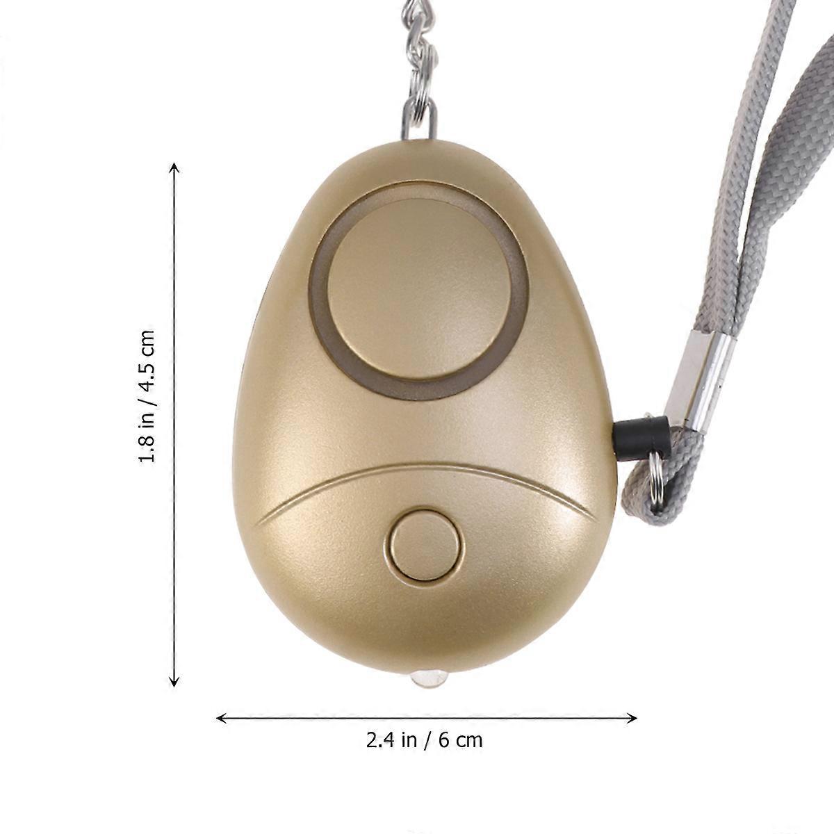 Shenzhen High Decibel 130dB Night Alarm for Emergency Use Golden Plastic Lightweight Portable with