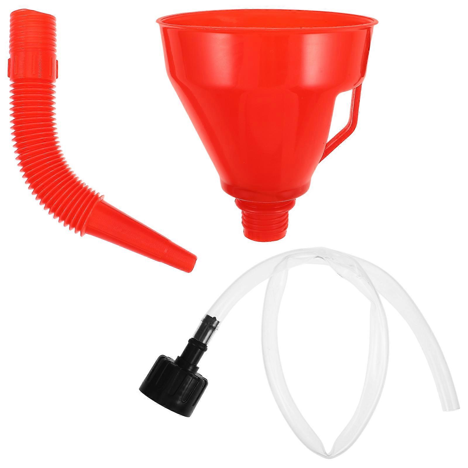 It sounds like you're referring to a **plastic oil funnel designed for automotive use**, and you might be information about its features, benefits,