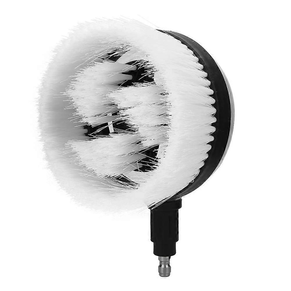 Power Washer Rotating Brush Attachment 360° Fan Spray Head with 1/4 Quick Connector for  Pressure Cleaning