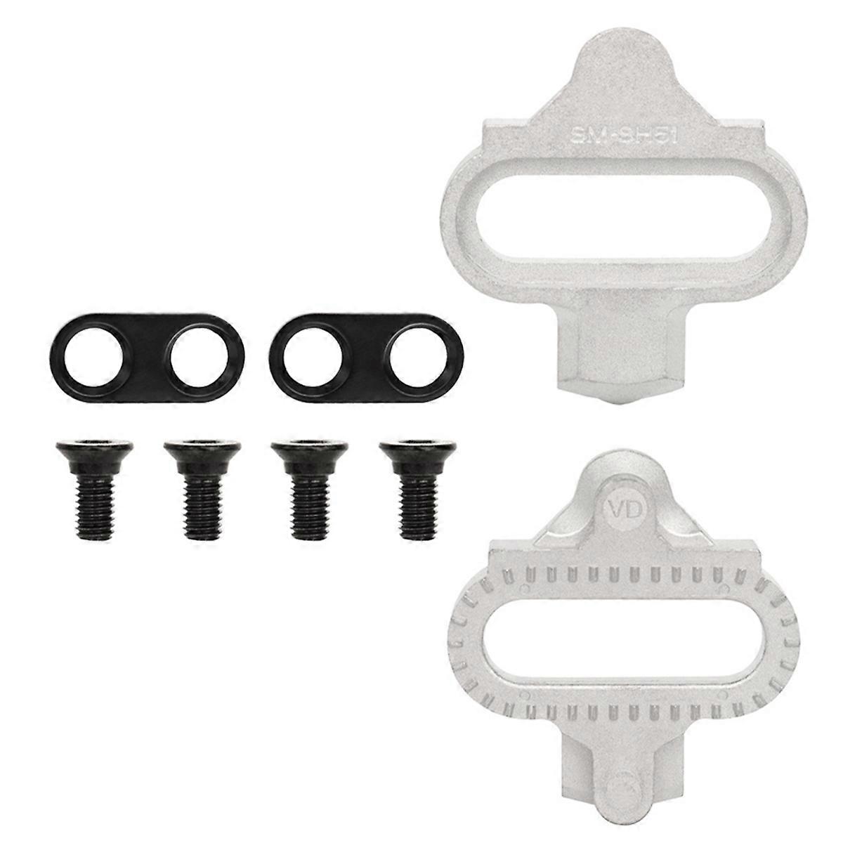 Cleats for SPD Multi-Release Pedal Clips for Mountain Bike Shoes Cycling Bicycle Accessories Set S