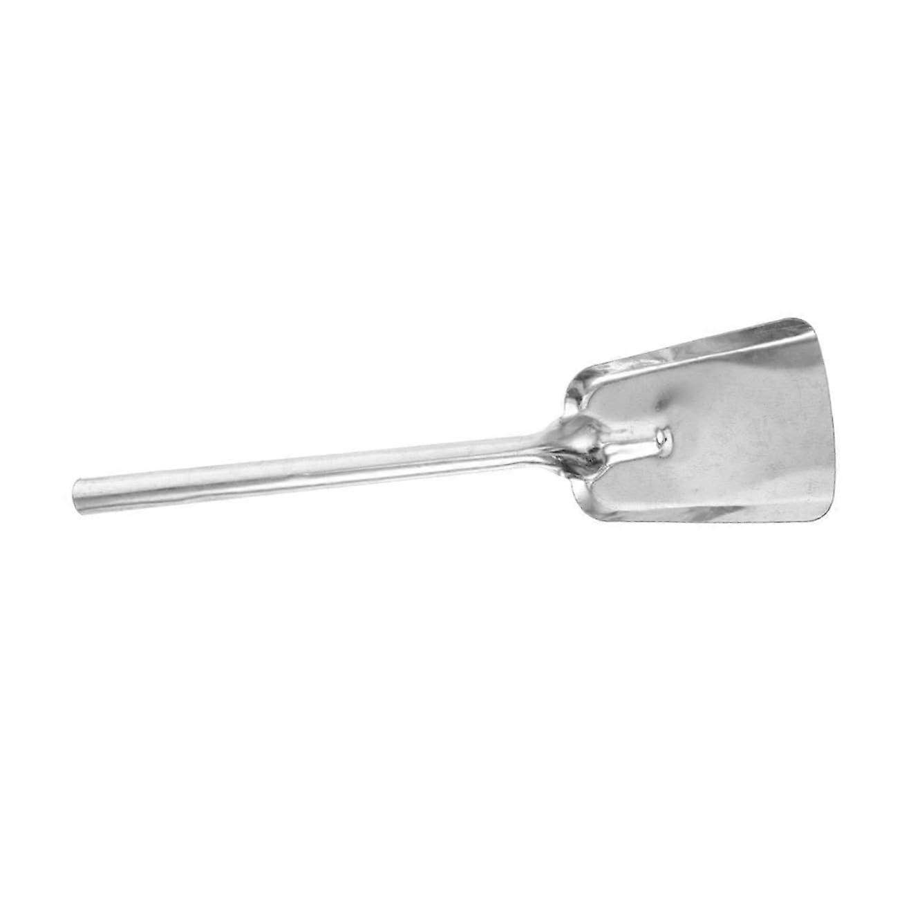Coal shovel with long handle, iron shovel, garden shovel, coal shovel for fireplace and grill, suitable for ash removal and garden cleaning.