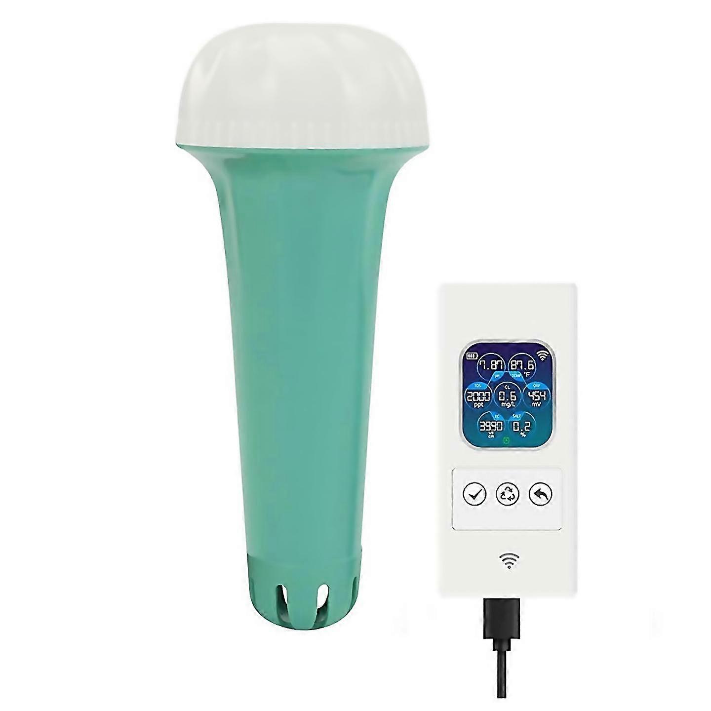 For Digital Tester Smart Water Monitor Chlorine Salinity Ph Ec Temp Tds Meter Digital Hot