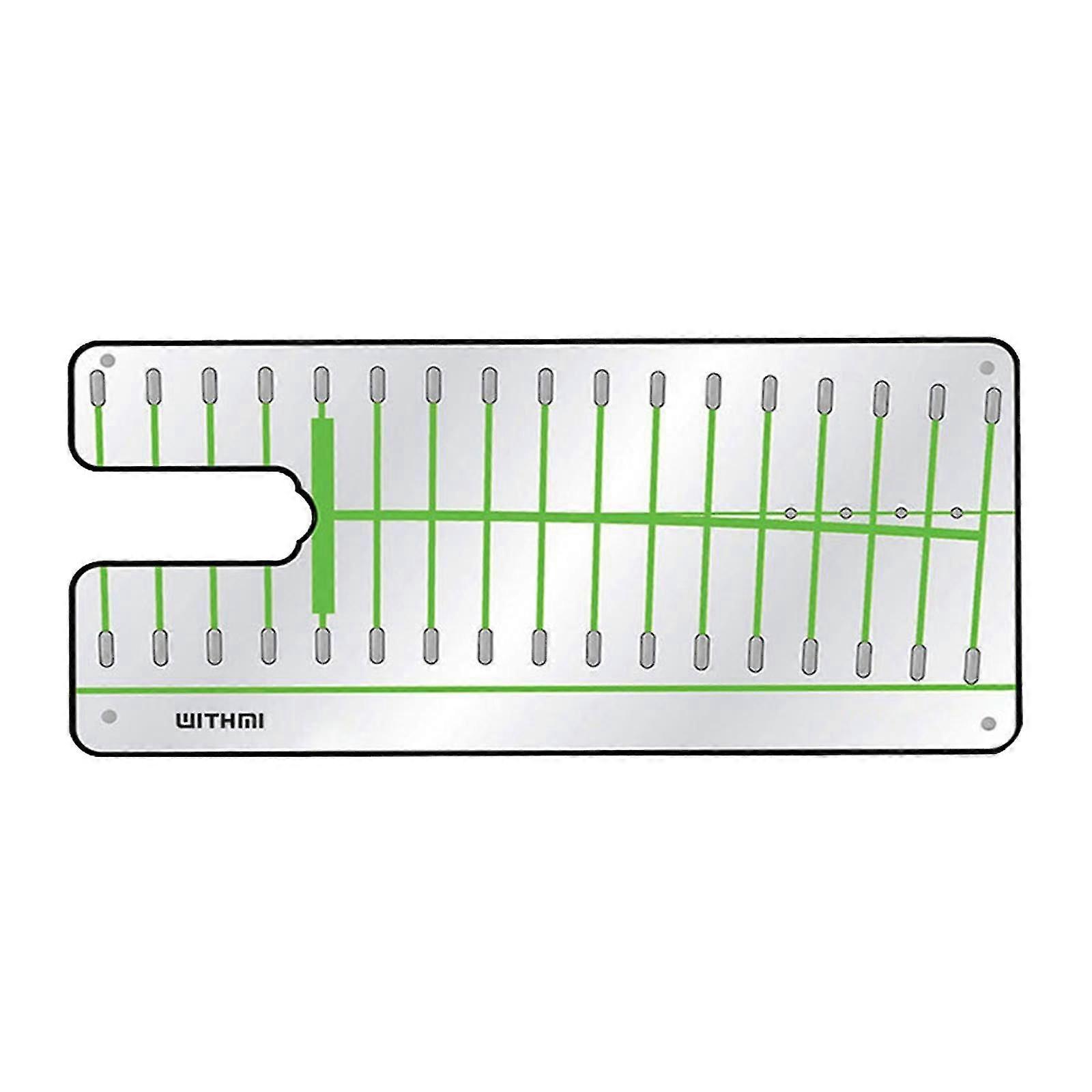 SNQTV-Golf Putting Alignment Mirror Exercise Training Aid Teaching Equipment Mirrors Pose Corrector For O