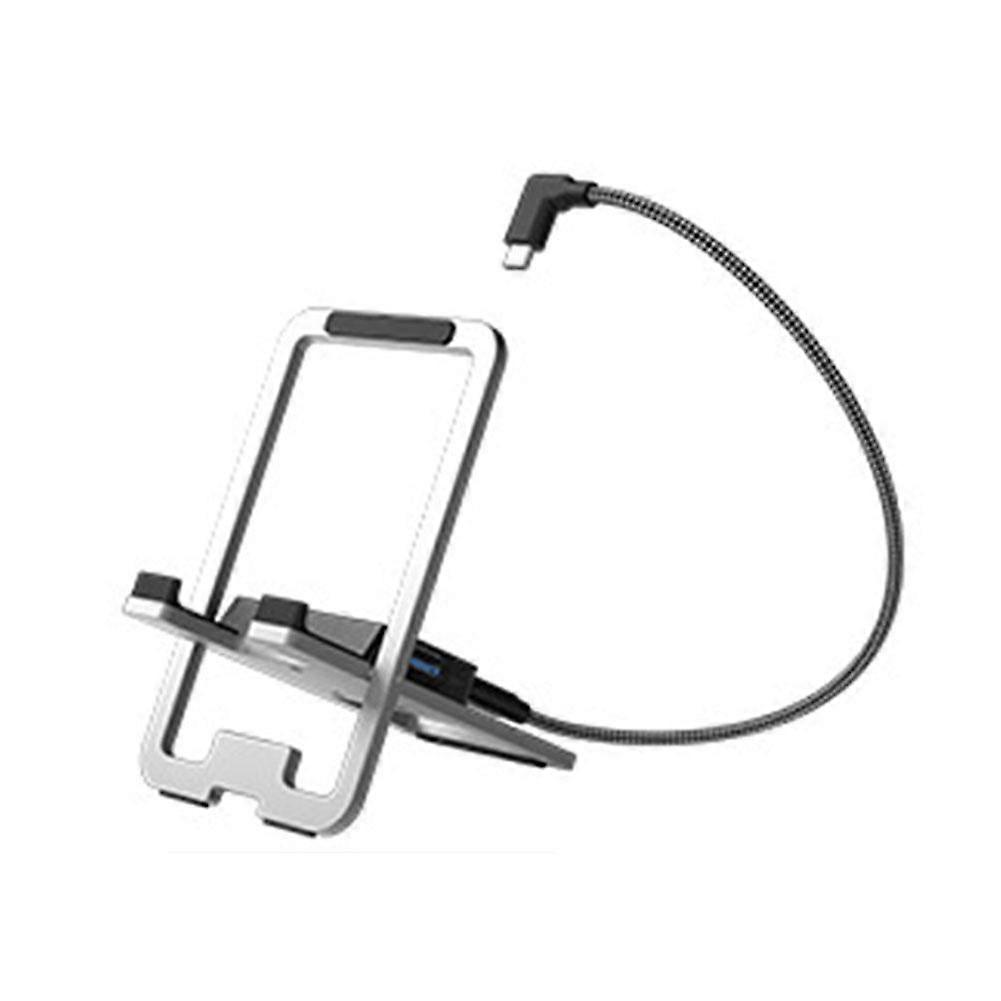 For 2 Game Console Docking Station thin Foldable Multi-interface TV Stand Metal Adapter Console Projection