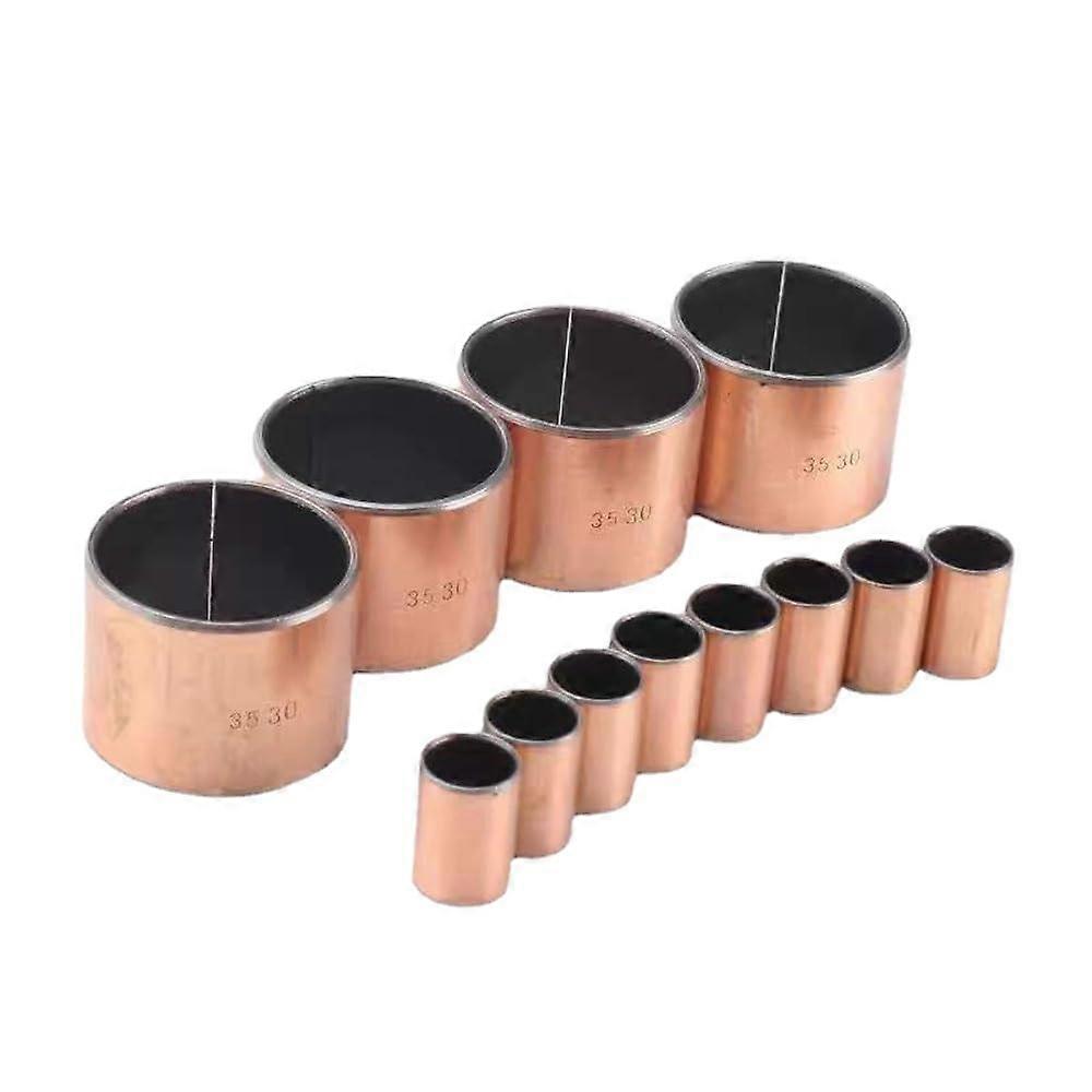 Self Lubricating Bearing Bushing Sleeve Copper Bearings 8x10x20mm 10 Pack for Smooth Operation and Durability