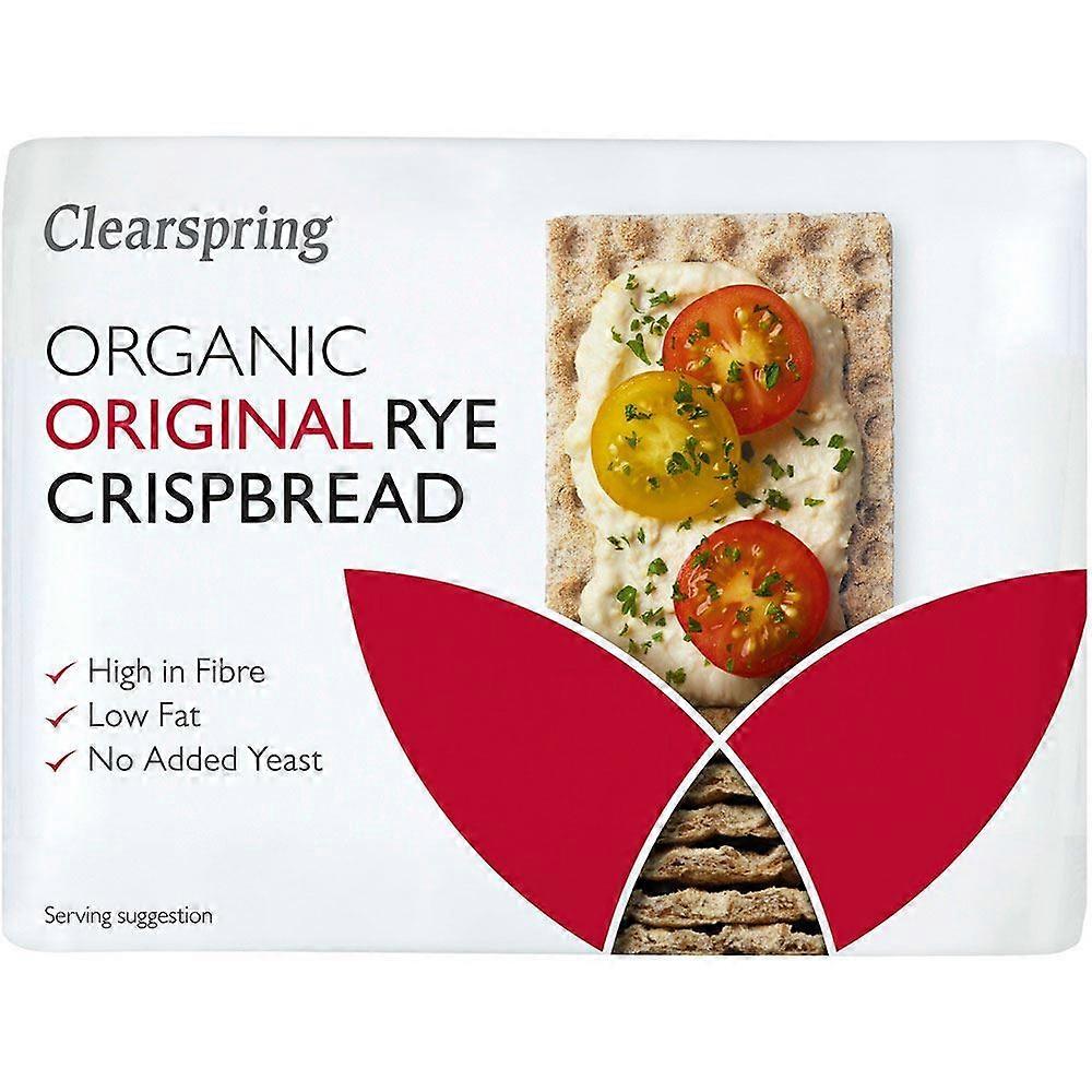 Clearspring Organic Rye Crispbread - Original 200g - 4 Pack