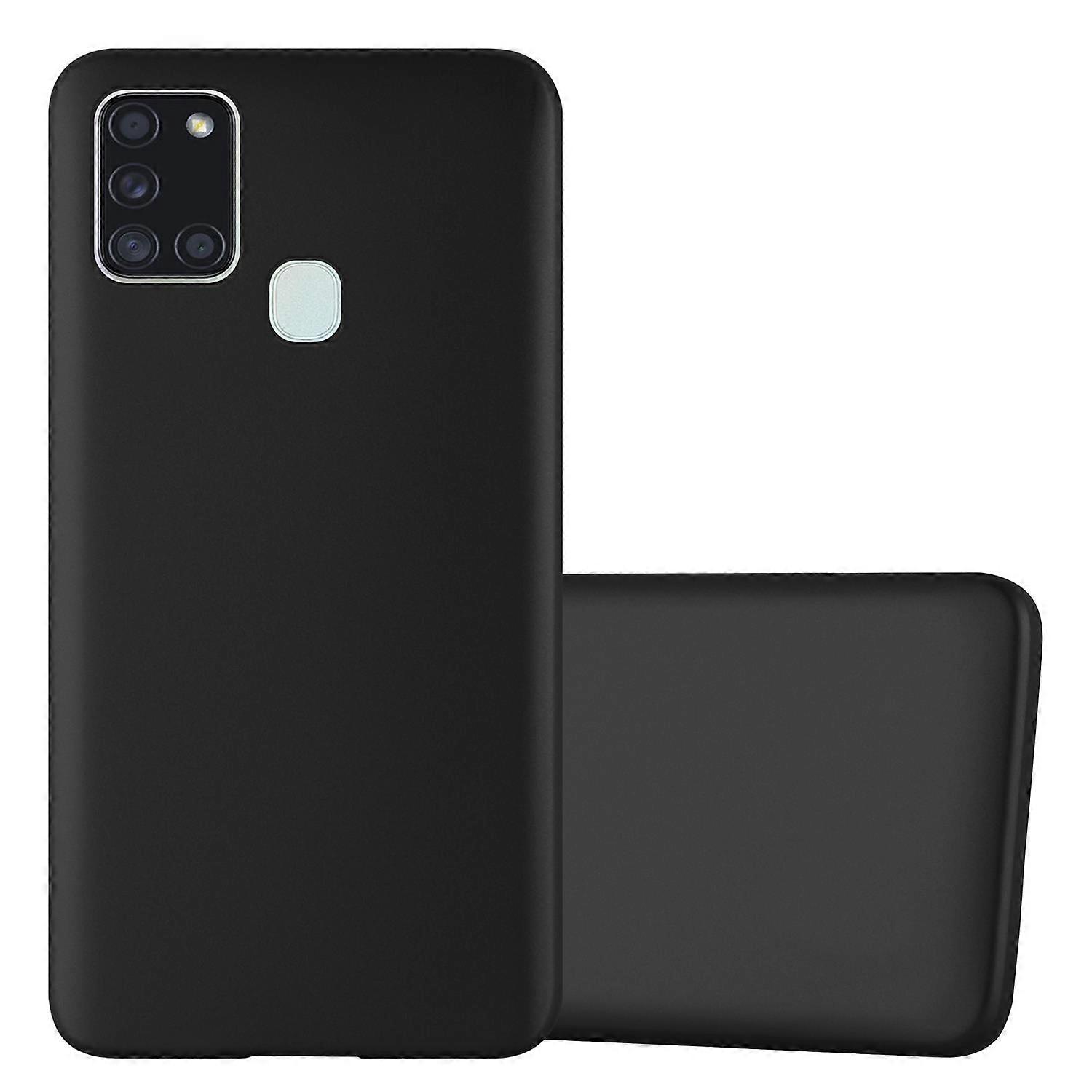 Samsung Galaxy A21s 保護ケース TPU ケース - マット メタリック デザイン