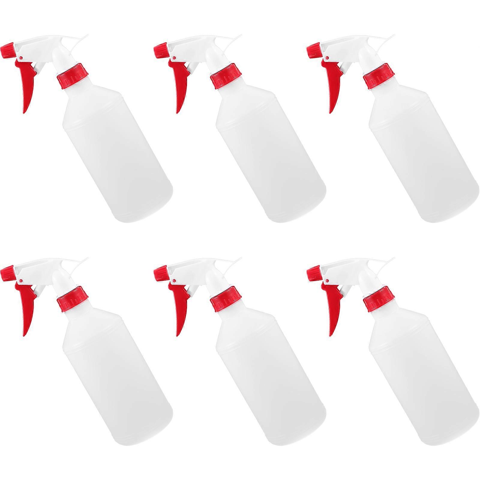 6Pcs 500ml Empty Plastic Spray Bottles for Hair Cutting Plants