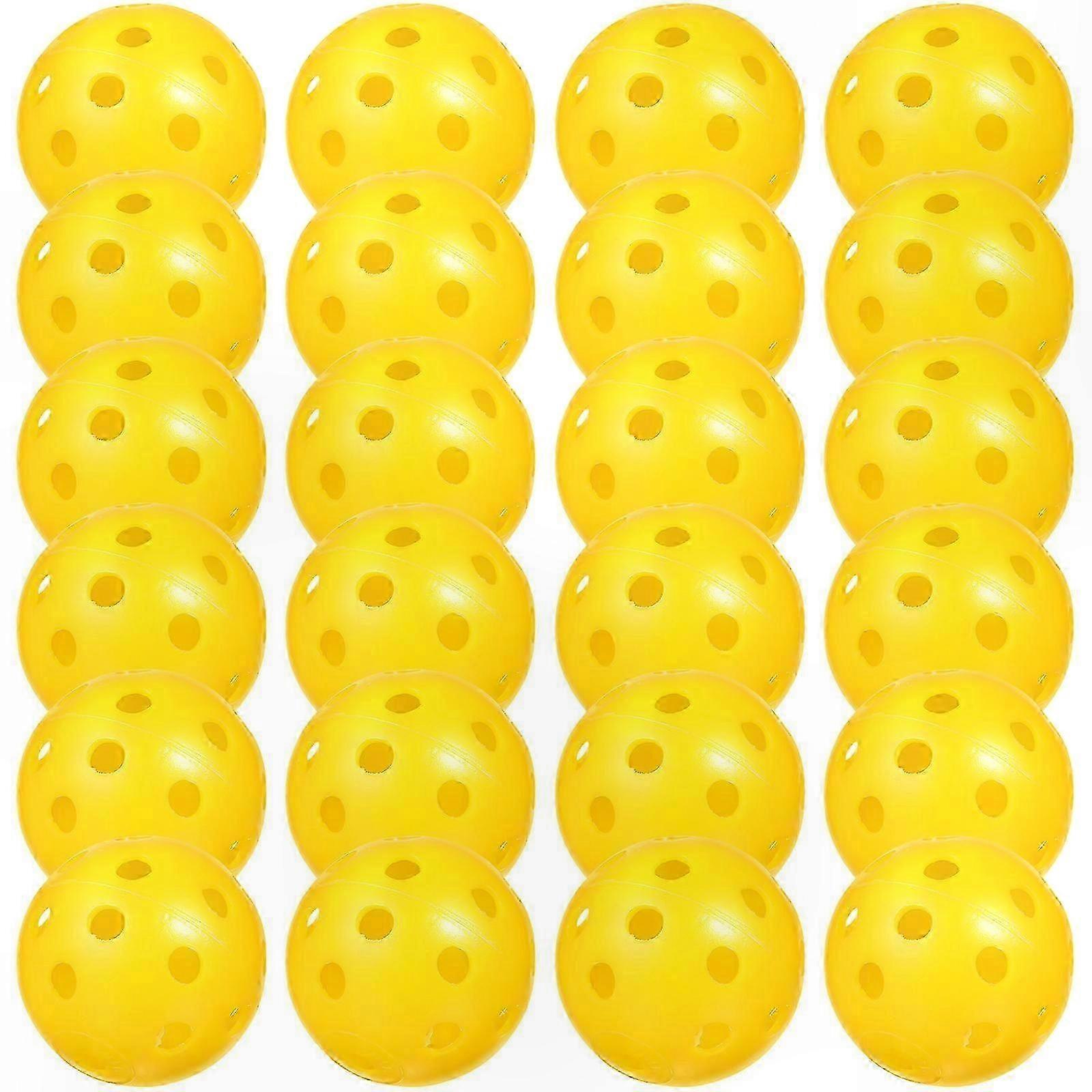 24-Pack Practice Golf Balls for Training Airflow Plastic Golfing Accessories