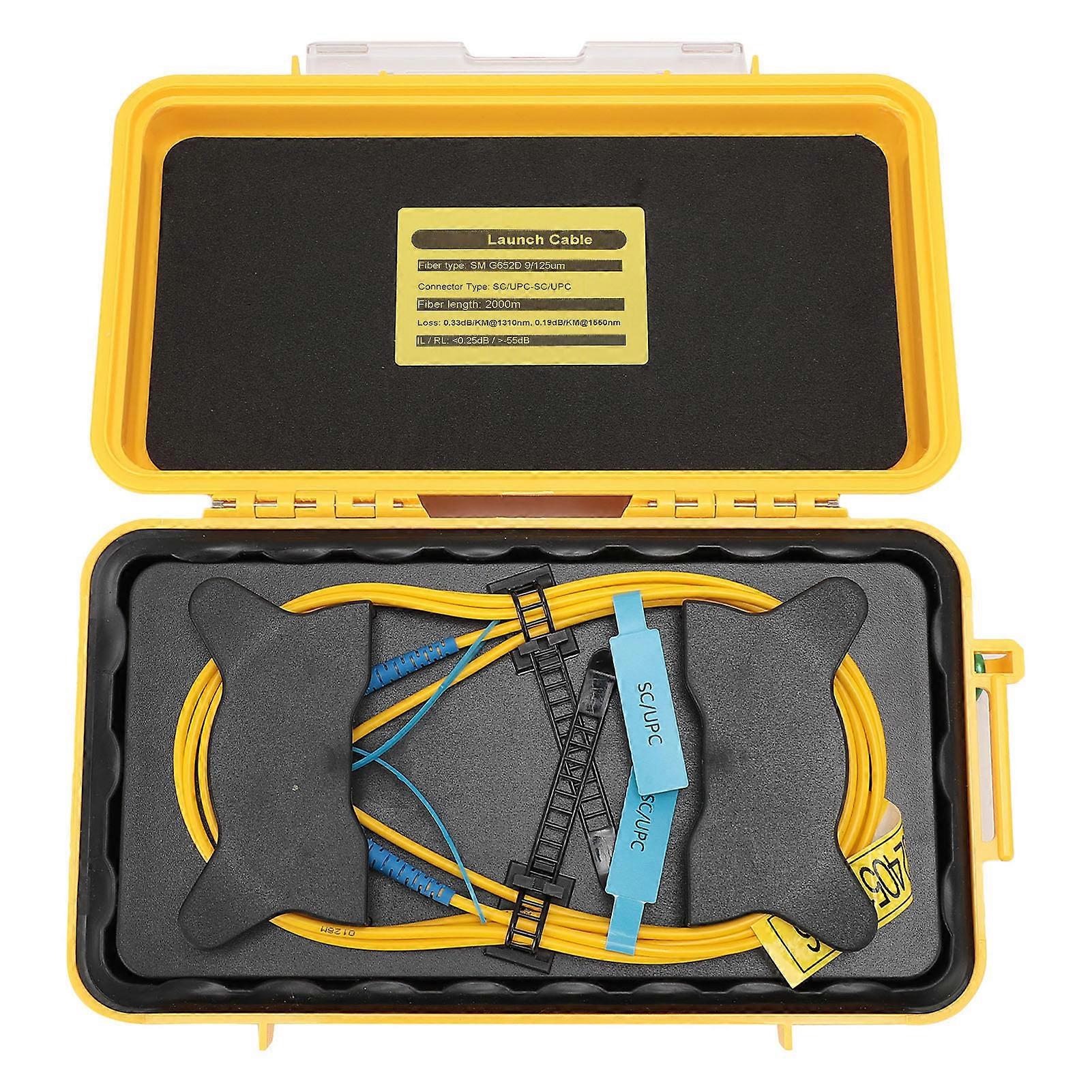 OTDR Launch Cable Box 2000m SC/UPC SM G652D 9/125um Extension