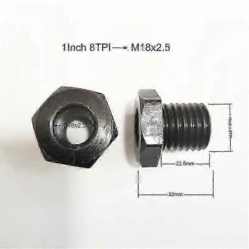 1pc Lathe Spindle Adapter 1 8tpi M33 X 35 To M18 X 25 Thread Chuck ...
