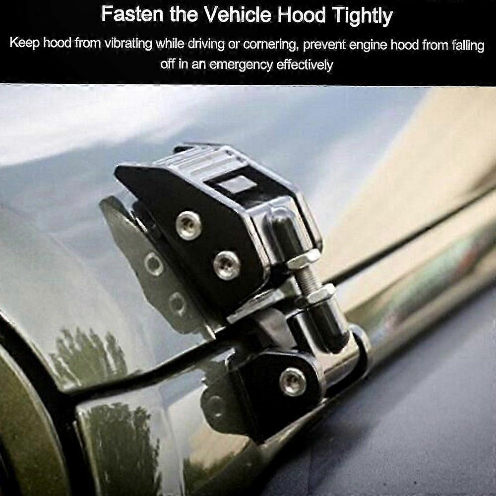 Hood Lock Latch for 2007-2017  JK JKU Engine Cover Replacement Catch Mechanism