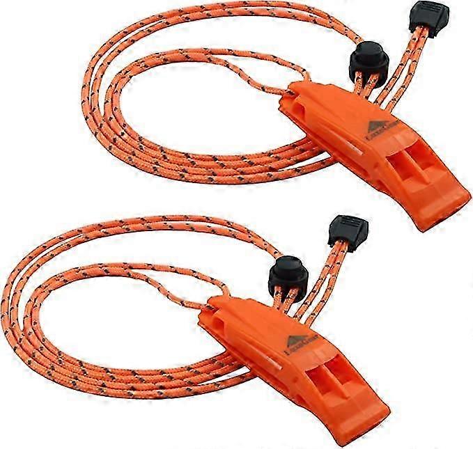 Emergency Whistles with Lanyard Safety Whistle Survival Shrill Loud...