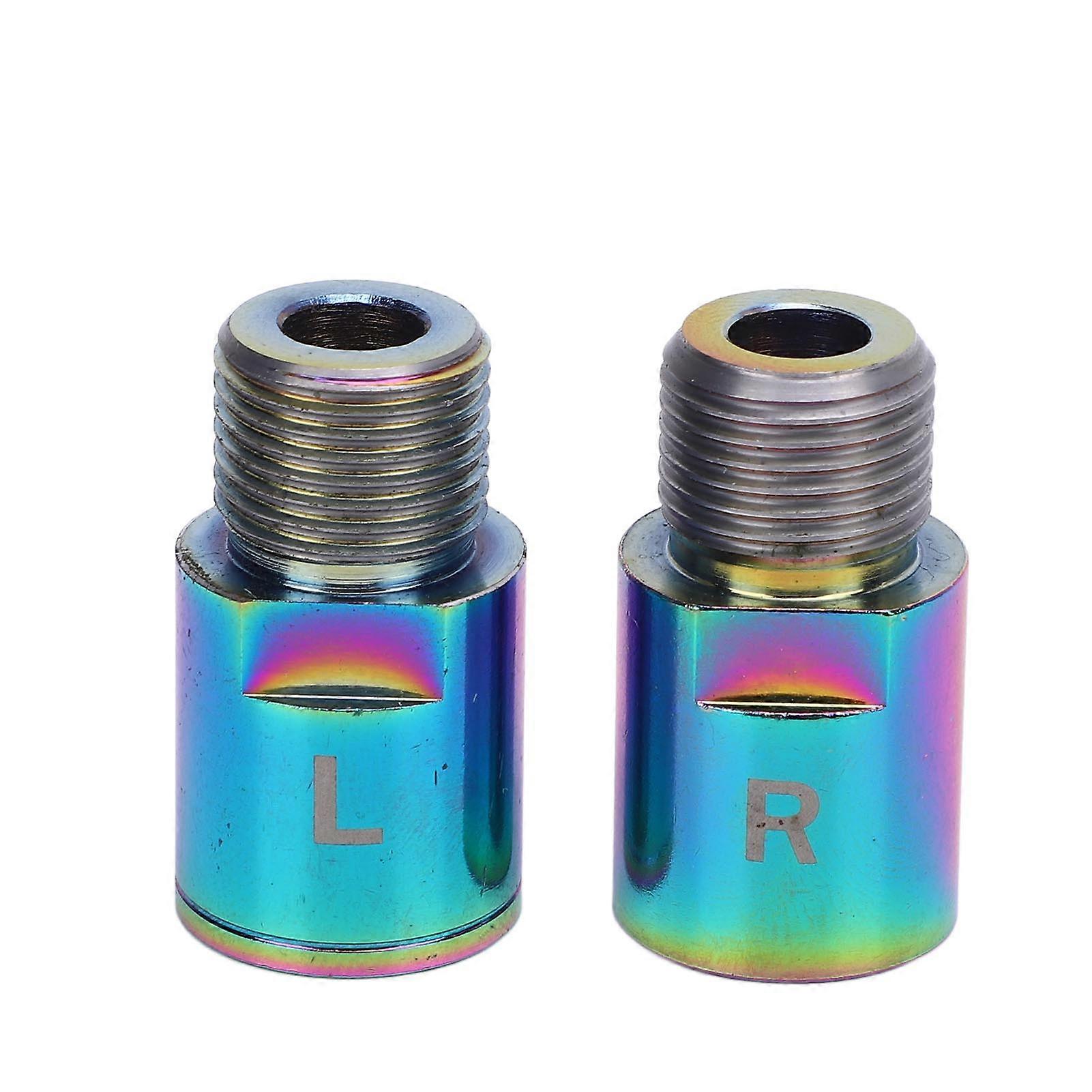 2Pcs Extension Ti Alloy Protective Effortless Use Reduce Friction Pedal Extender Shaft for Road Mountain Bike