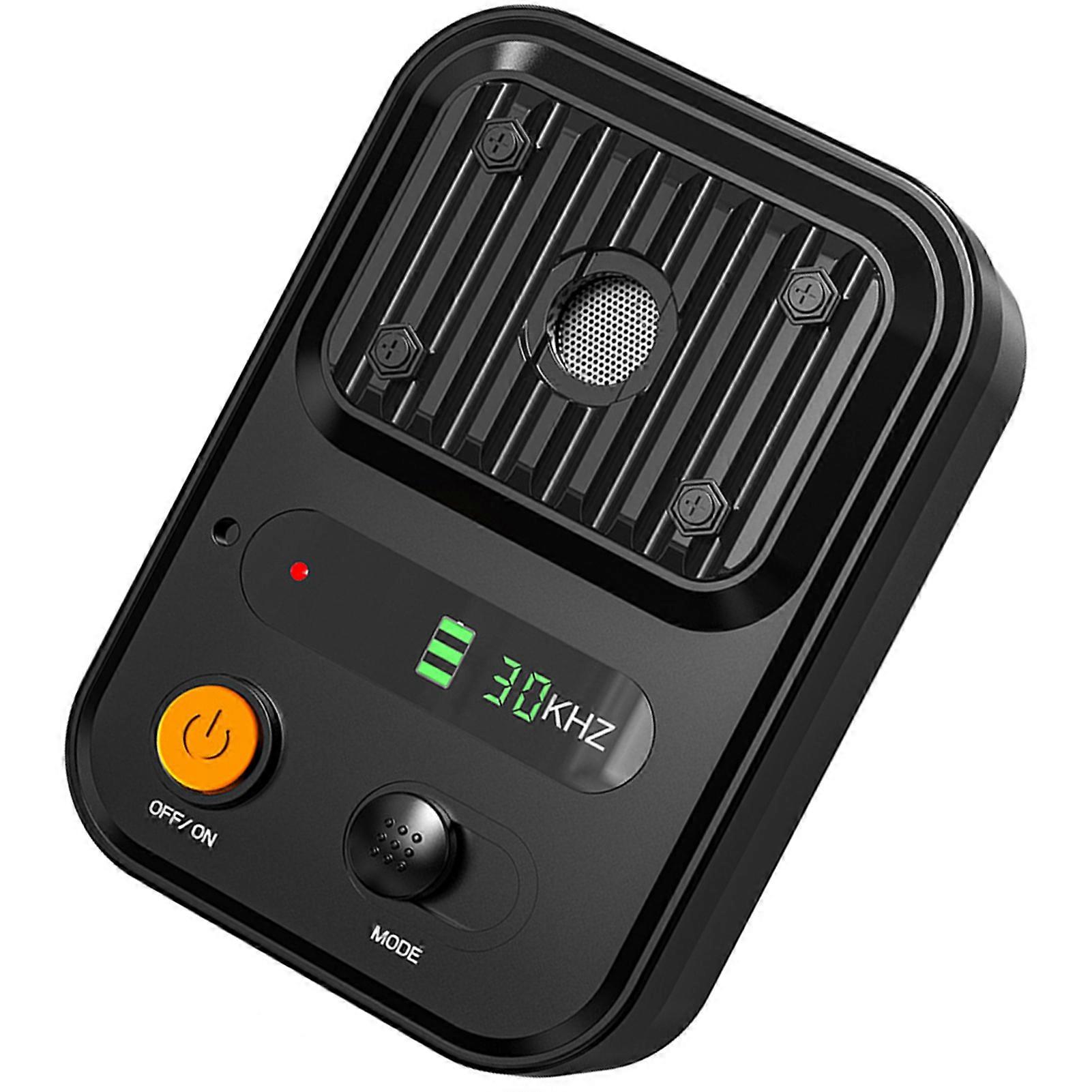 מאמן הרתעה לנביחת כלב נייד עמיד למים 3.7V שחור