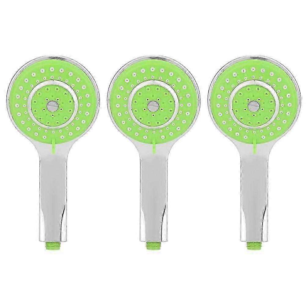 3PCS Handheld Wear-resistant Shower Head Adjustable Bathroom Water-Saving Sprayer