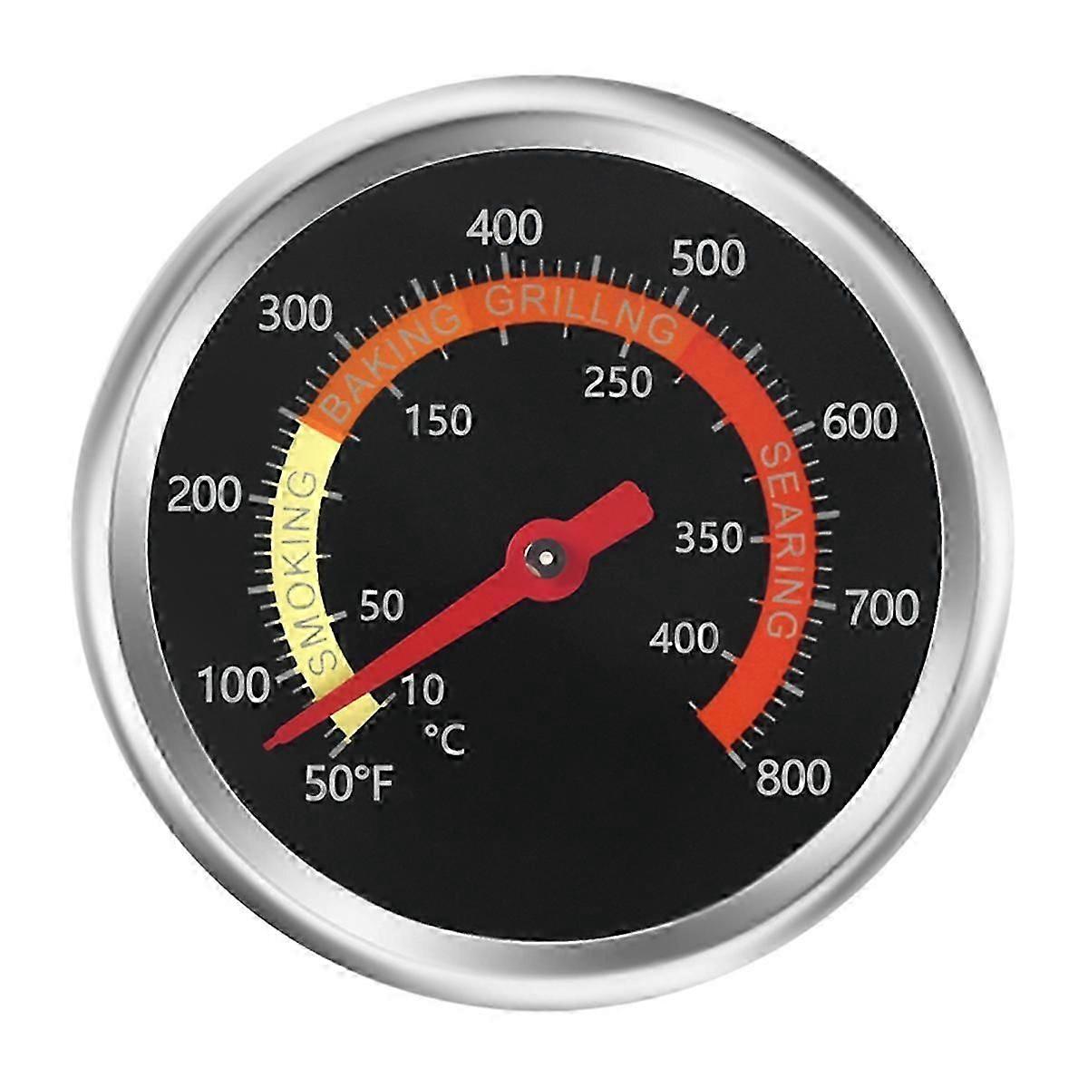 Grill Thermometer Smoker Temperature Gauge Charcoal Grill Pit Smoker Thermometer Heat Indicator for