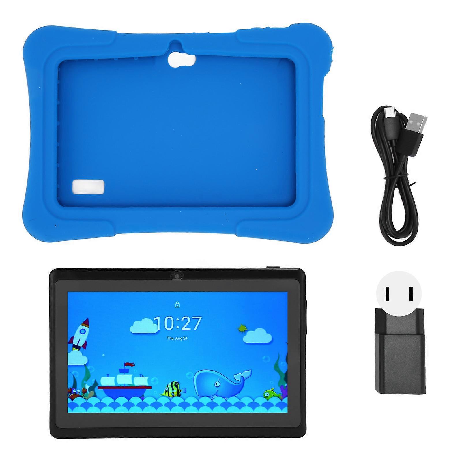 7 Inch Kids Tablet Android 10.0 Quad Core 32GB WiFi Bluetooth Dual Camera Dark Blue