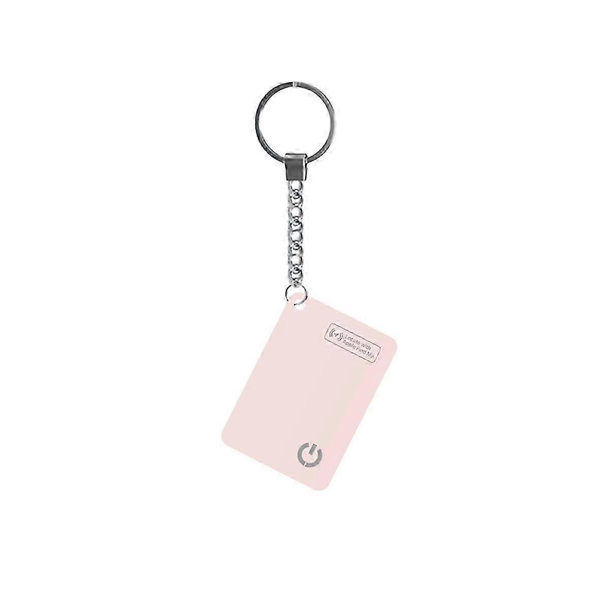 Wireless Charging Tracking Card Smart GPS Locator Wallet Finder pink