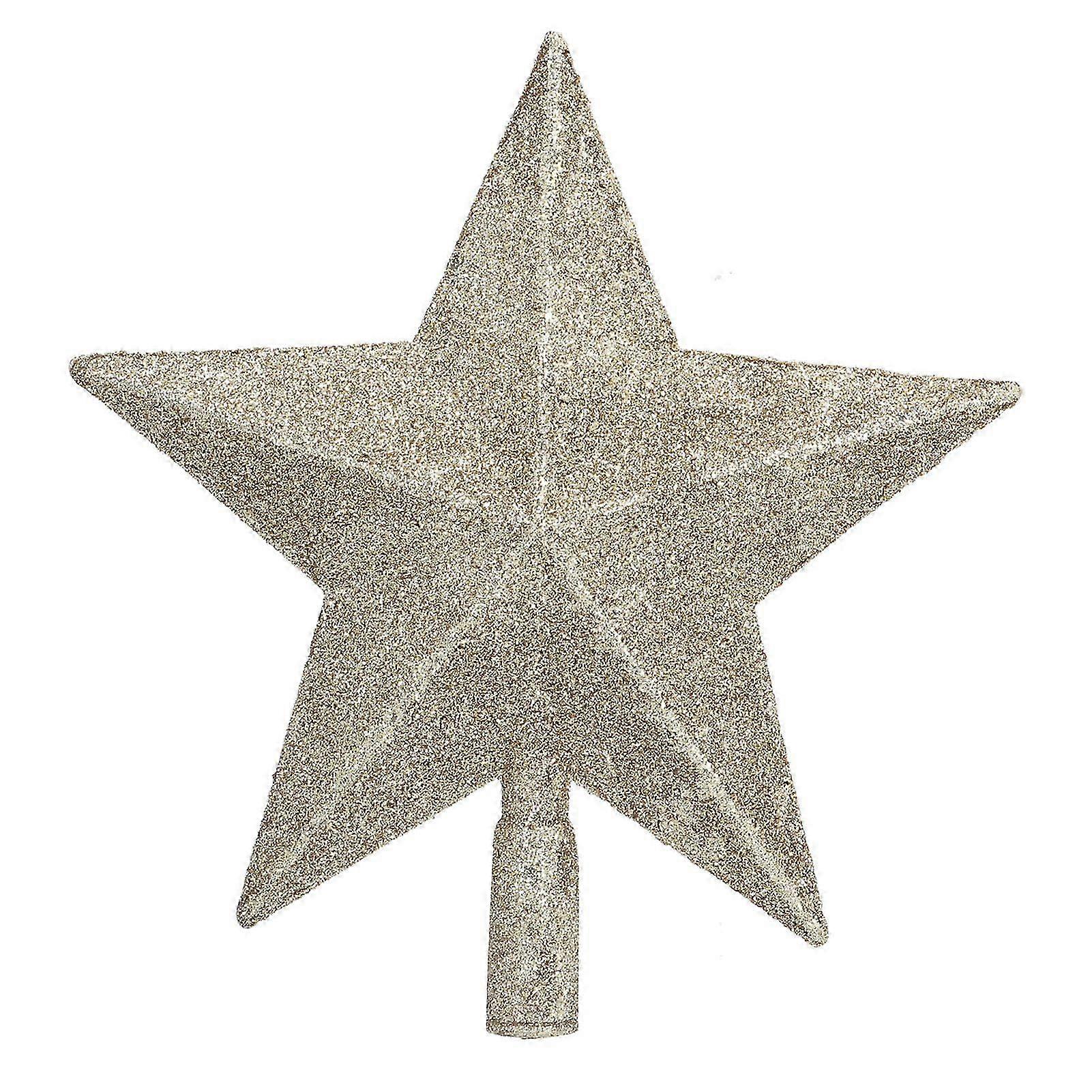 Mini Gold Shimmer Star Tree Topper for Home or Store