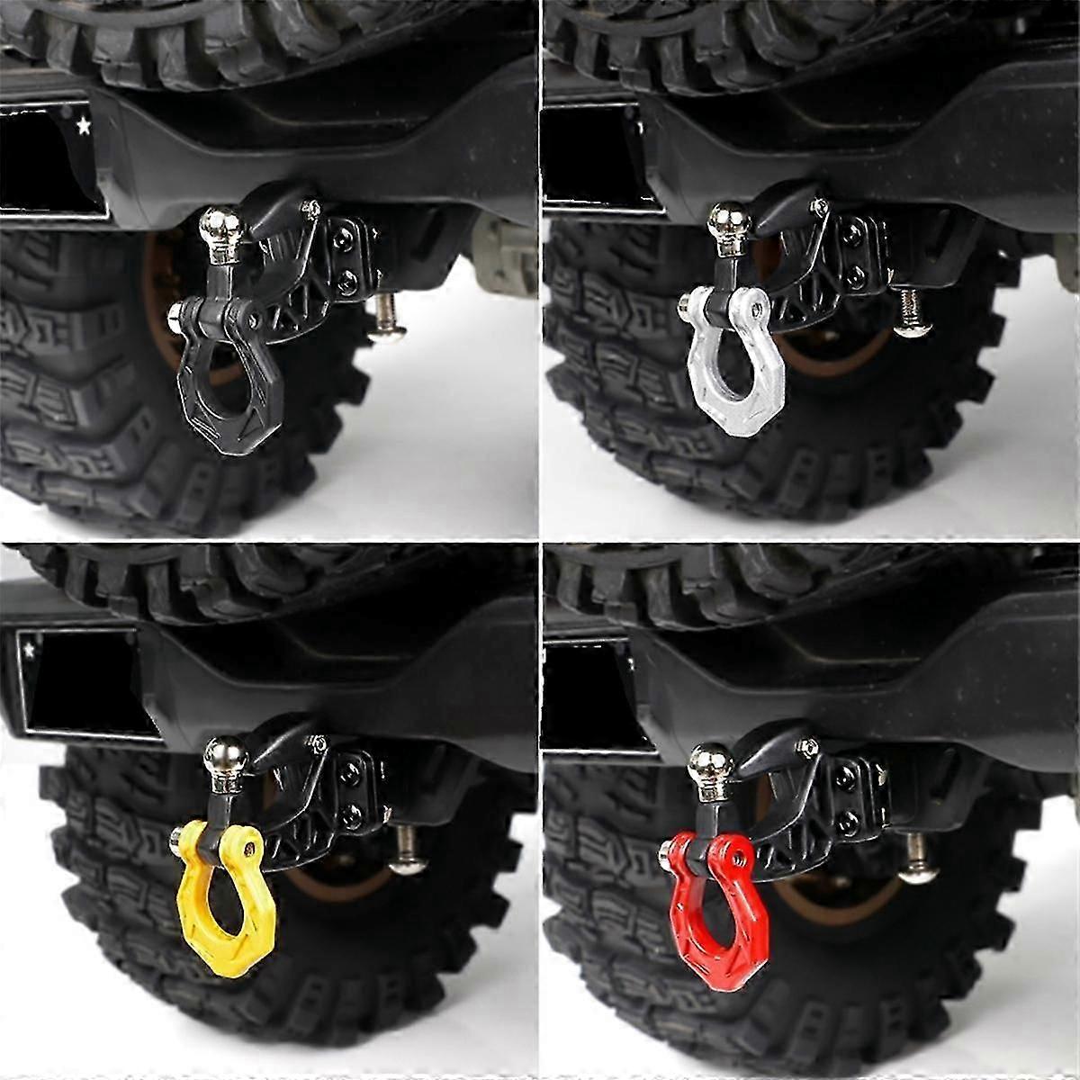 Drop trailer hook for 1/10 scale crawler metal bumper