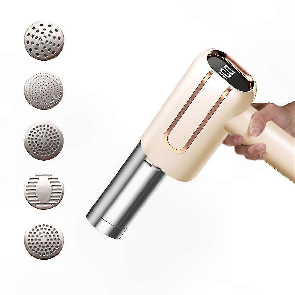 5-in-1 Cordless Pasta Maker with Battery Indicator and Auto Function for Fresh Noodles