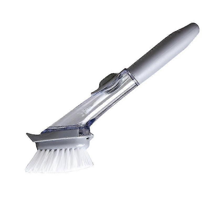 Kitchen liquid-filled long-handle pot washing brush