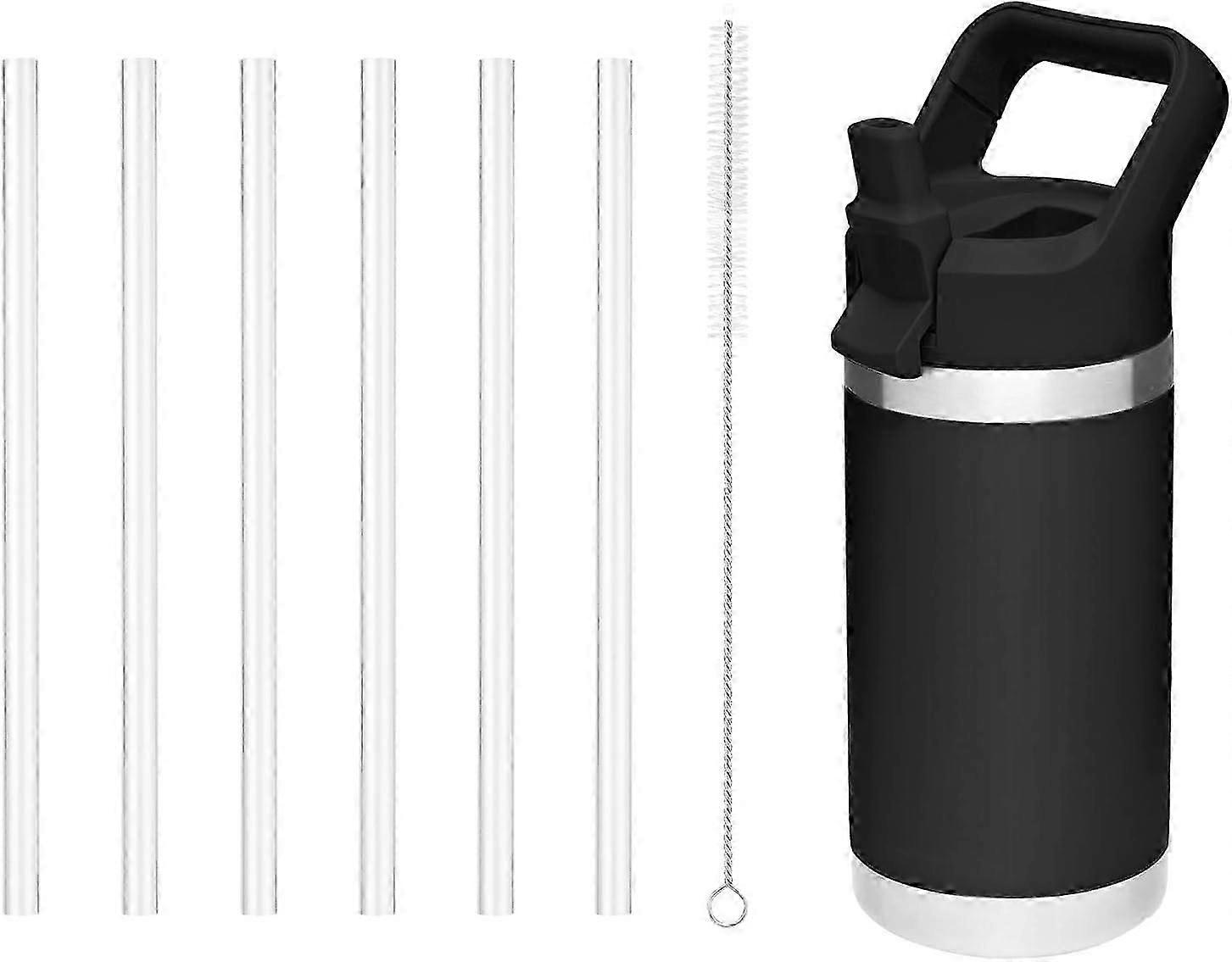 طقم استبدال قش زجاجة Yeti Rambler 6 قش مع ملحقات فرشاة التنظيف