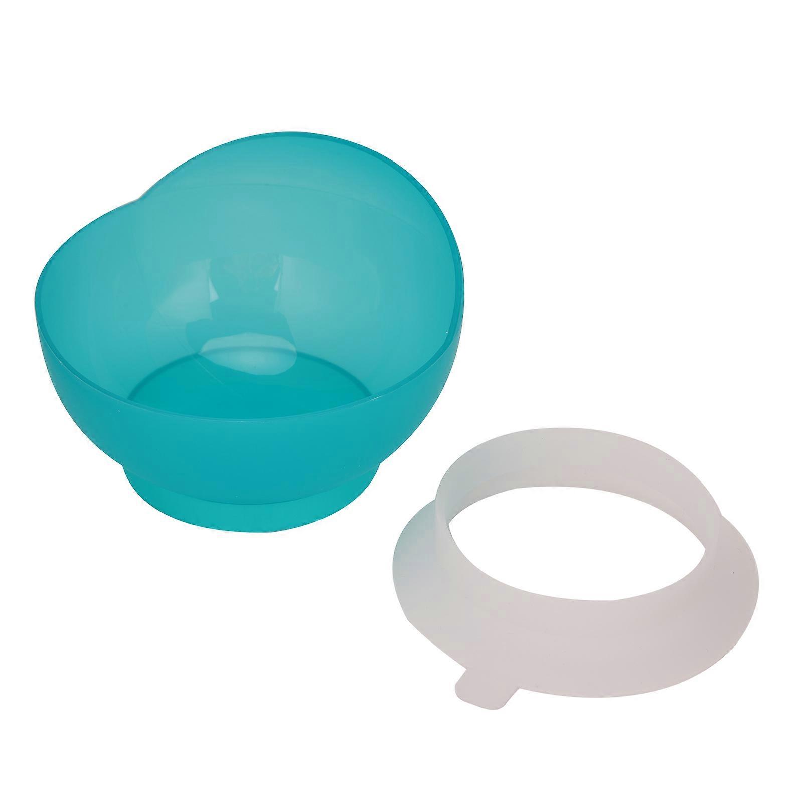 Stroke Hemiplegic Elderly Blue PP Plastic Spill Proof Suction Bowl