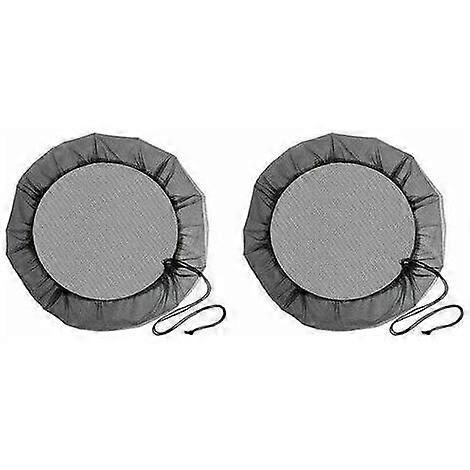 Rain Barrel Net, 2 Pieces Rain Barrel Net with Drawstring, Anti-Mosquito & Pet