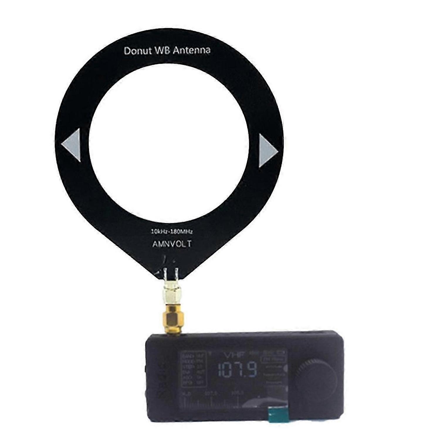 Mini récepteur radio portable SI4732 de 1,9 pouce, ondes courtes 0,5-108 MHz, HF, SW, MW, VHF