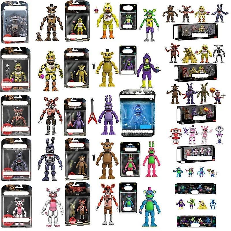 FNAF Bear Midnight Harem Action Figure - Τοποθετημένο και αποσπώμενο παιχνίδι για παιδιά