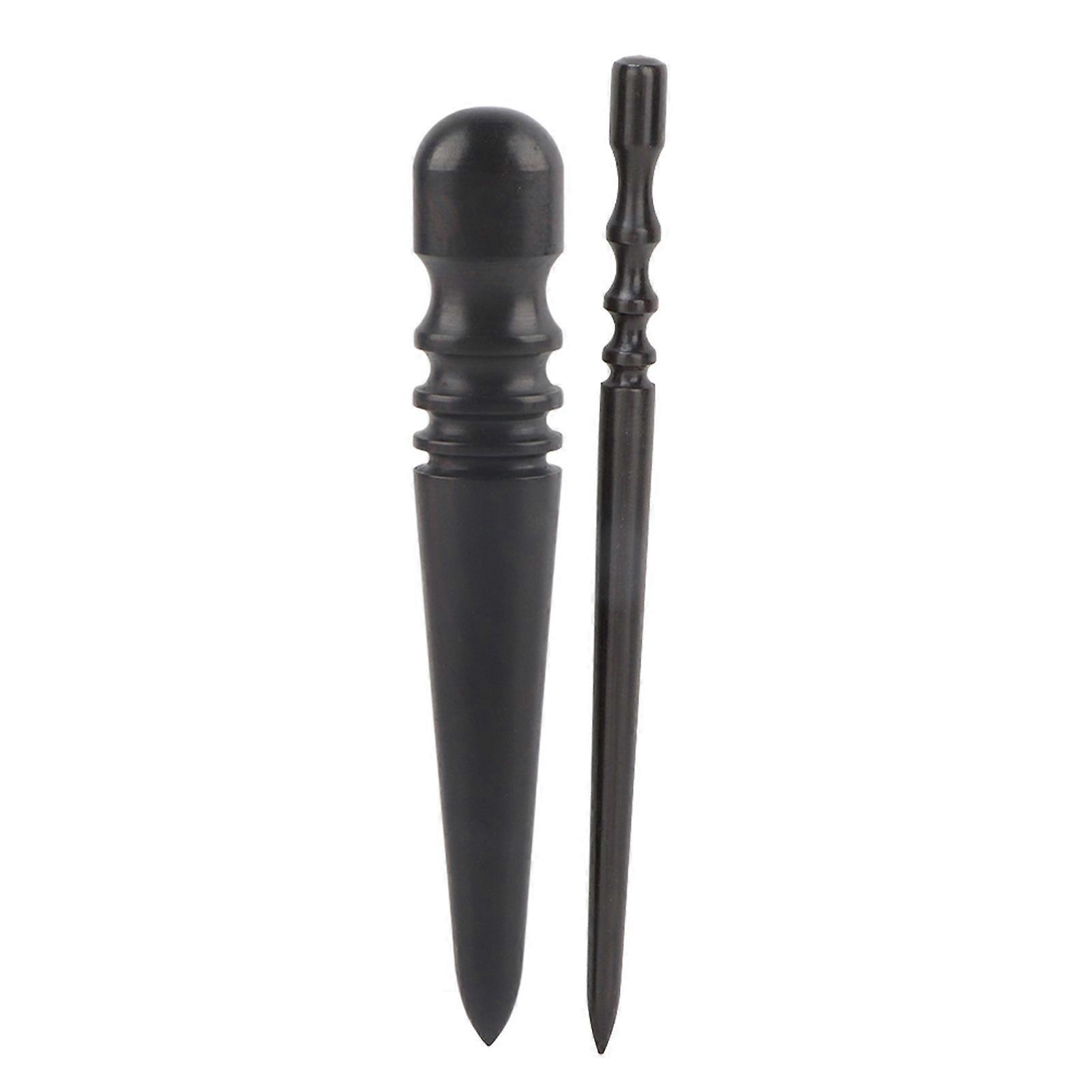 2pcs Leather Wood Edge Slicker MultiSize Burnisher Leather Craft DIY Handworking Tool