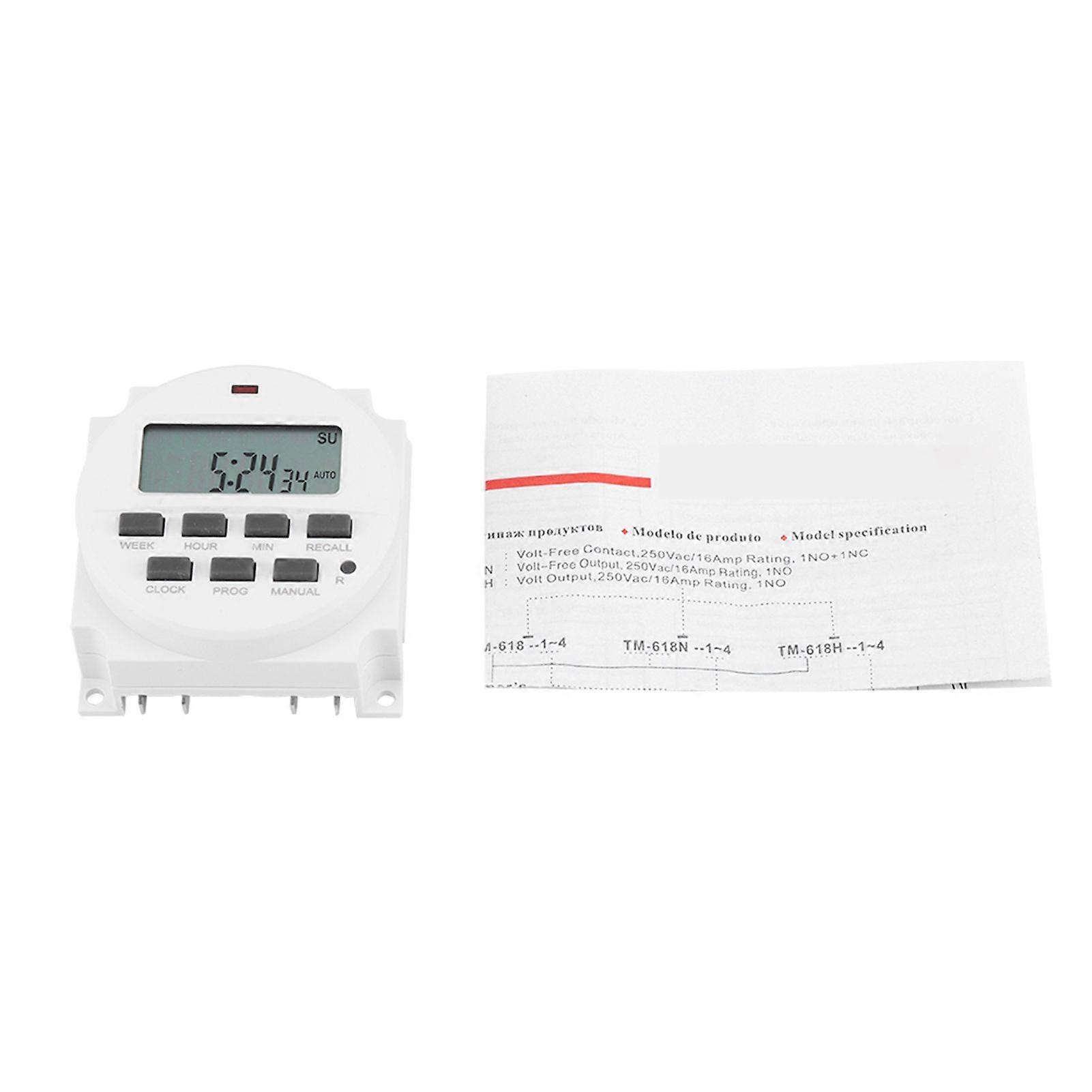 12V Digital Electric Durable Programmable Smart Control Switch Timer