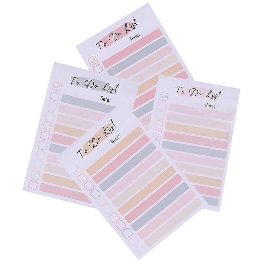 Assorted Color Memo Pads Tearable Memo Stickers for Decor 5Pcs 4 Books