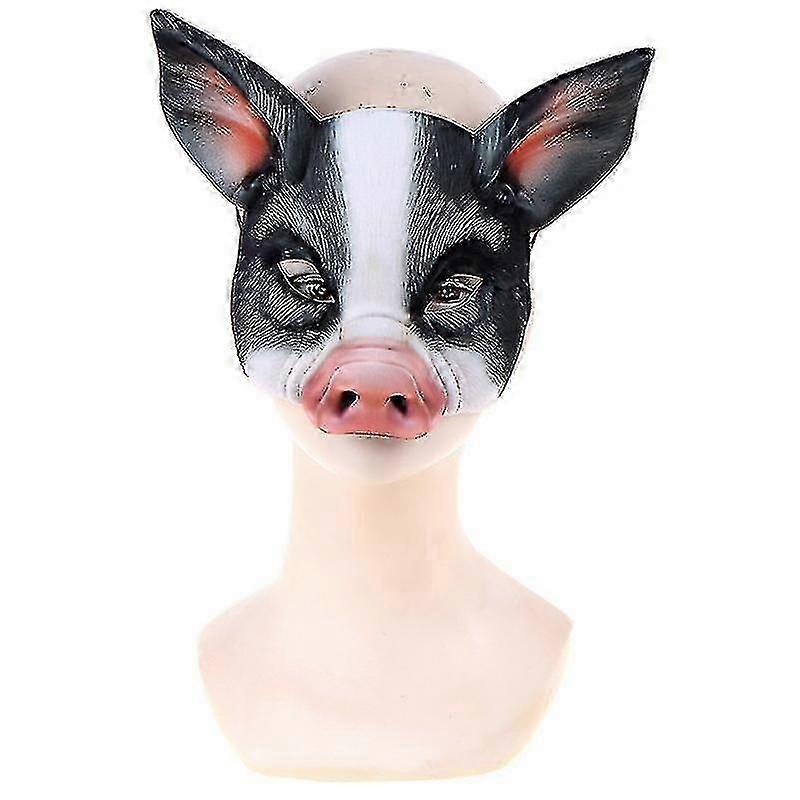1pc Ball Mask Pig Half Face Party Mask For Halloween Festival Stage Performance
