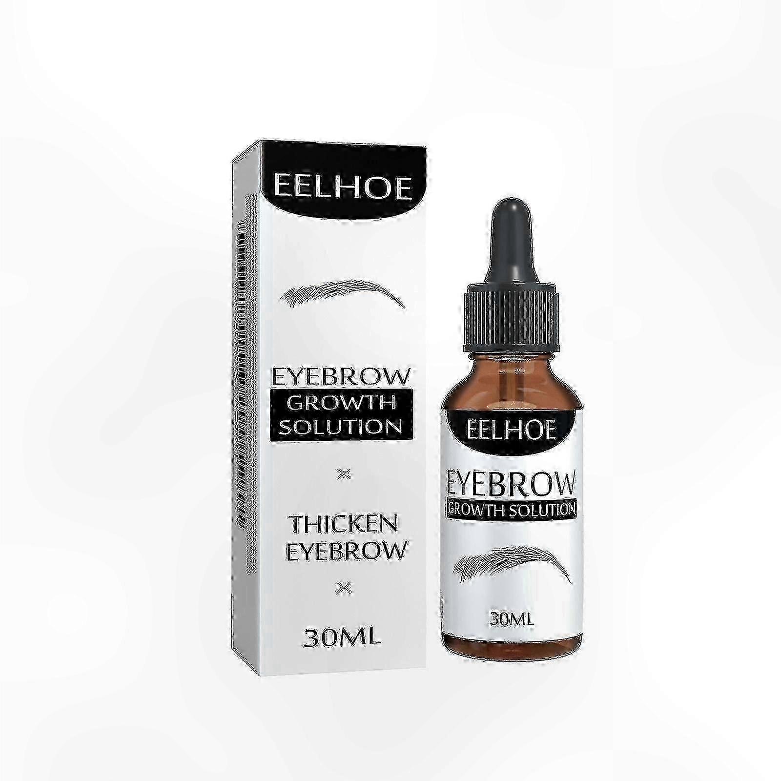 Black Eyebrow Growth Oil for Fuller, Defined Brows with Natural Formula