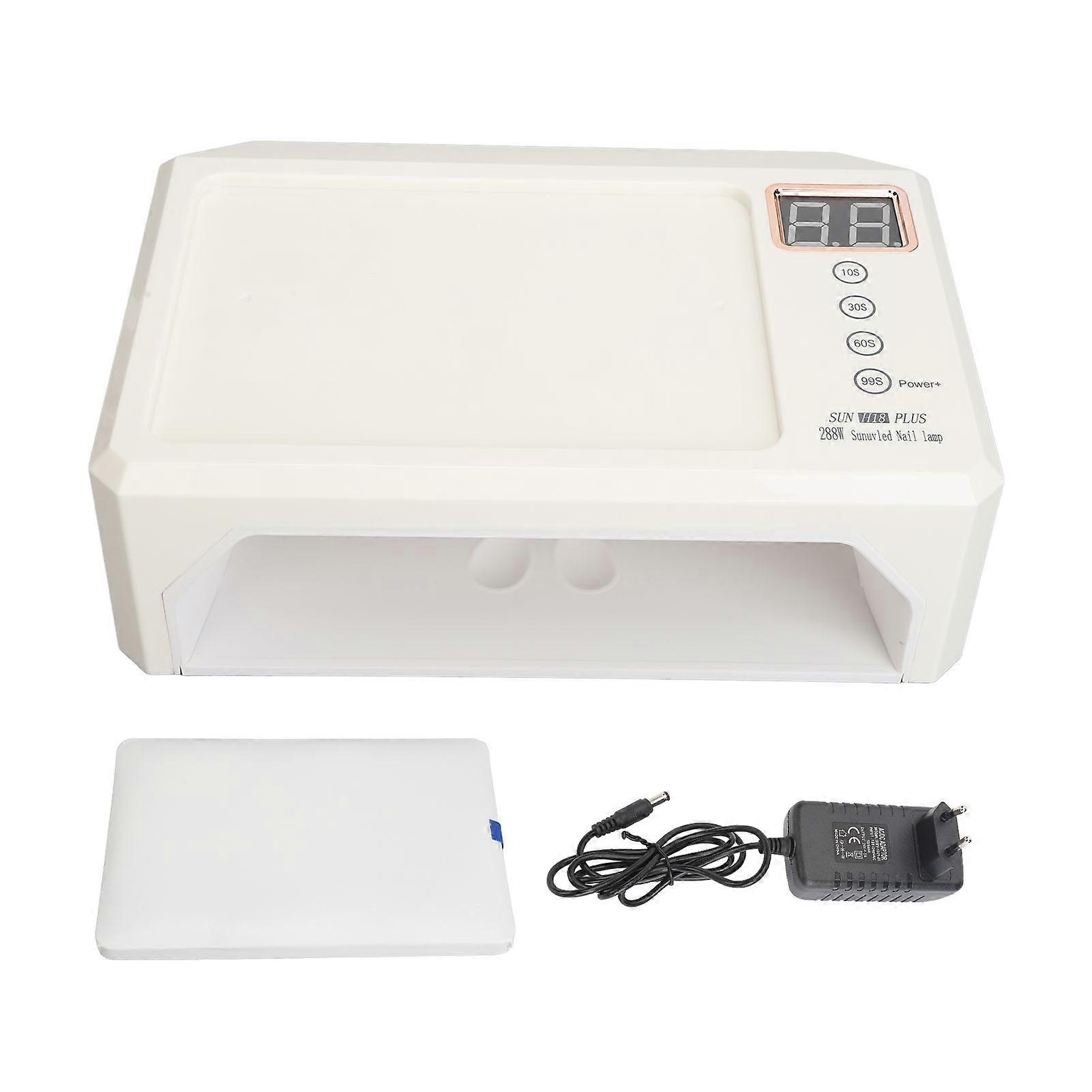 Séchoir à ongles gel 36 pièces, 4 modes de séchage, coussin en cuir PU, lampe de séchage pour vernis à ongles