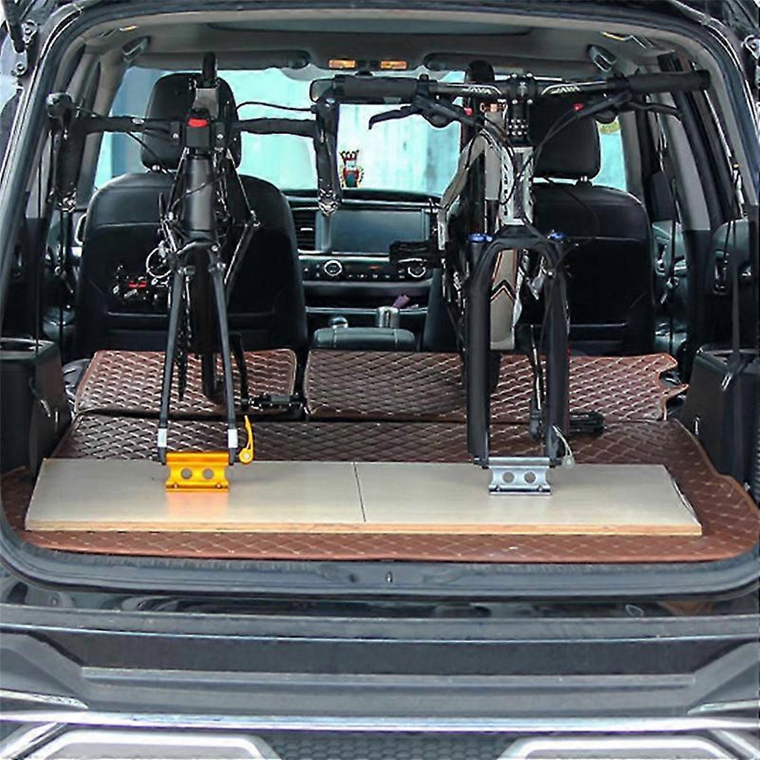 Bicycle Bike Front Fork Quick Release Retaining Clip Dismountable Attaching Clamp Portable Cycling P