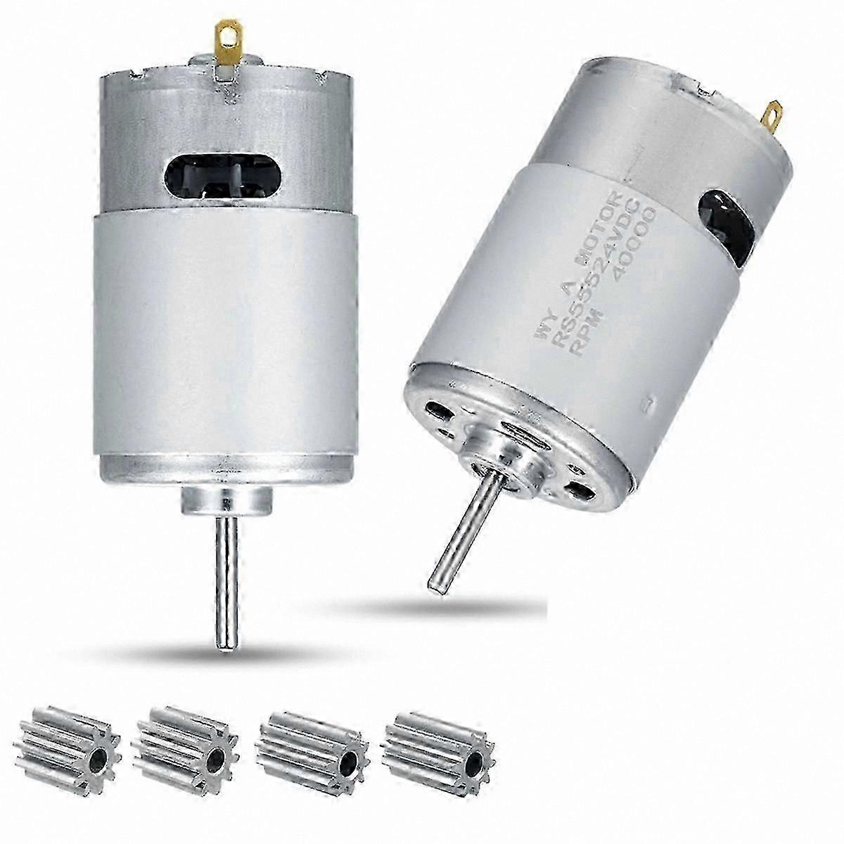 24V High-Speed Electric Motor 2PC RS555 for Ride-On Toys YT4