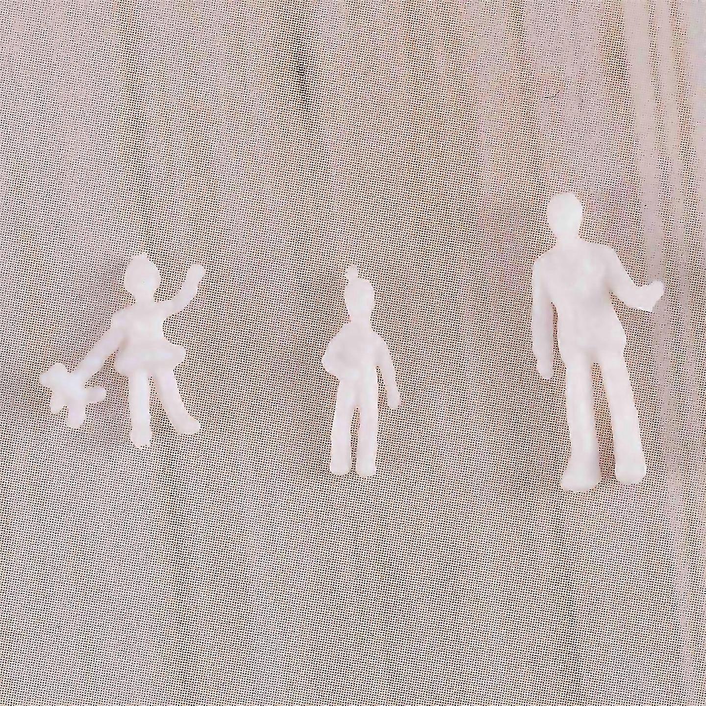 For 100pcs Ho Scale 1100 Model People Unpainted Train Figures White