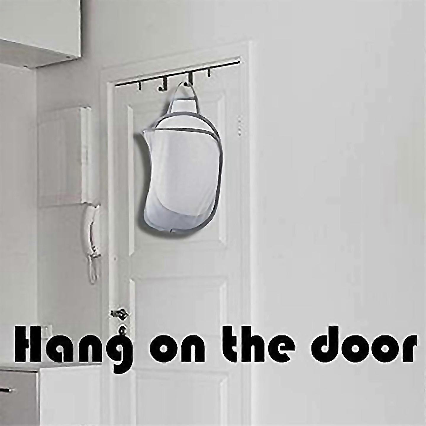 For Hanging Laundry Hamper For Hotel University Dormitory Use Gray