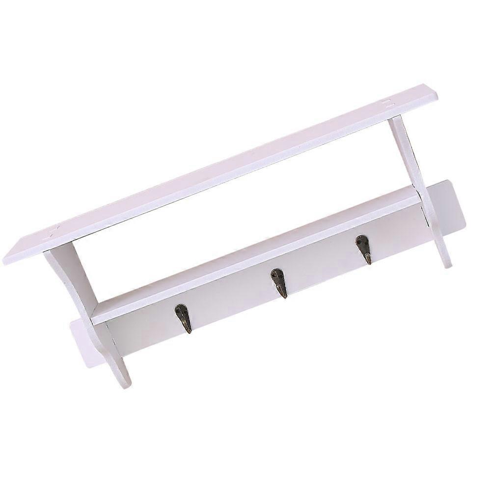 Wall Mounted Finishing Shelf for Storage Use White Style